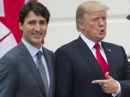 El presidente admite que discutió con el primer ministro de Canadá sobre comercio sin conocer los datos