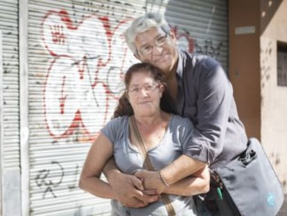 Héctor Luis López e María López, em Barcelona.