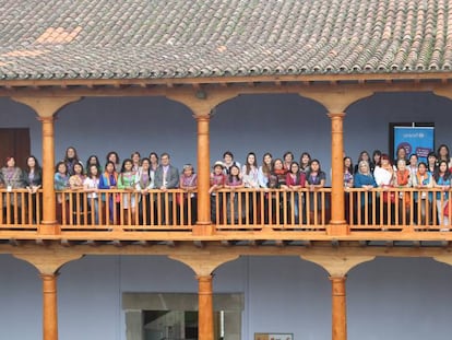 Líderes feministas reunidas en el Centro de Formación de la Cooperación Española en La Antigua Guatemala.