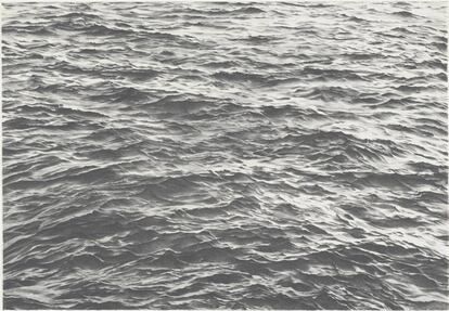  'Untitled (Big Sea #1)', obra de 1969 de Vija Celmins. 