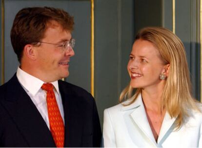 Los príncipes holandeses Friso y Mabel, en 2003.