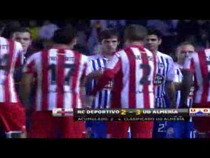 DEPORTIVO 2 - ALMERÍA 3