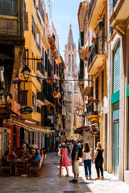 Una de las calles del centro de la capital mallorquina.