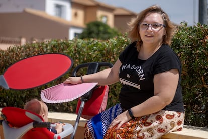 Inmaculada Ruiz, una de las mujeres que estuvo en el pabellón de embarazadas afectada por listeriosis, hace un año.