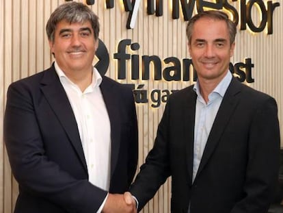 Carlos Aso, CEO de Andbank y vicepresidente de MyInvestor, y Asier Uribeechebarria, CEO y fundador de Finanbest.