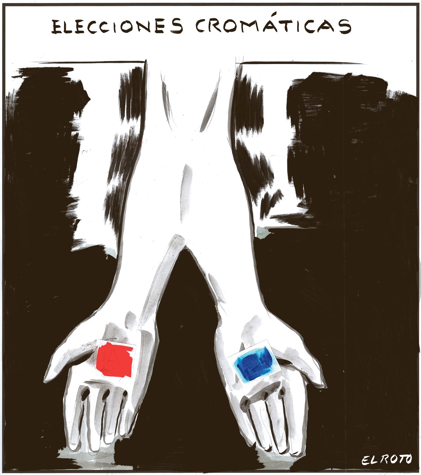 El Roto: elecciones cromáticas