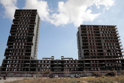 Viviendas de alquiler social en el barrio de La Torre de València.