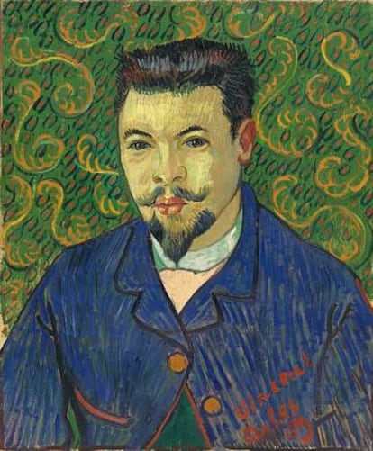 Retrato del doctor F&eacute;lix Rey, de Van Gogh, que se exhibe en &Aacute;msterdam.