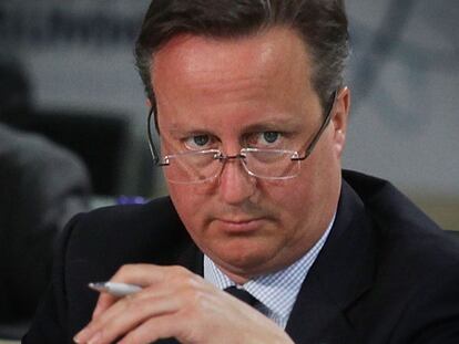 El primer ministro británico, David Cameron.