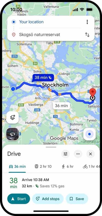 Nuevas opciones de Consumo en Google Maps