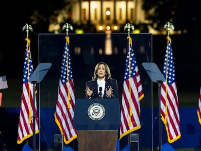Candidata elecciones Estados Unidos Kamala Harris