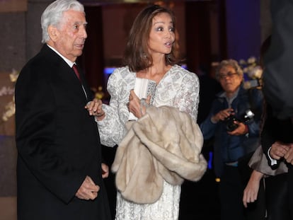 Isabel Preysler y Mario Vargas Llosa, en la ópera de Madrid.