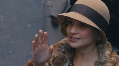 Alicia Vikander opta al Oscar a la mejor actriz secundaria por su trabajo en 'La chica danesa'.