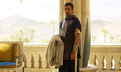 El actor Christian Bale en 'Exodus (Dioses y reyes)'.