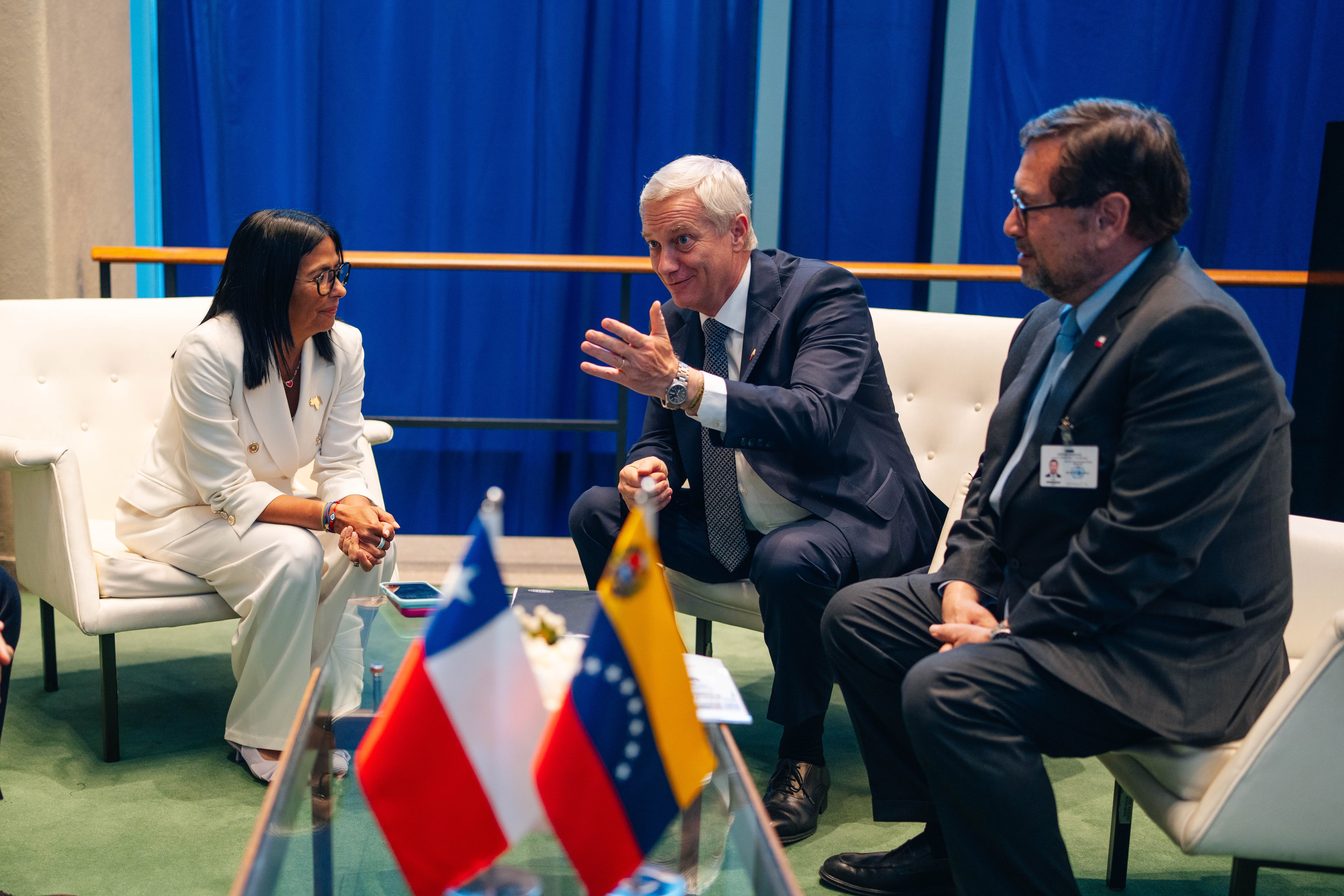 Kast tras la cita con Delcy Rodríguez: “Estamos respaldando la recuperación de Venezuela”