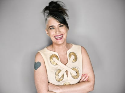 Kathleen Hanna, en una imagen cedida por la editorial Liburuak.