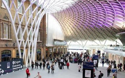 La estación de tren de King’s Cross, en Londres.