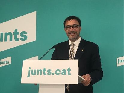 El portavoz de Junts, Josep Rius.