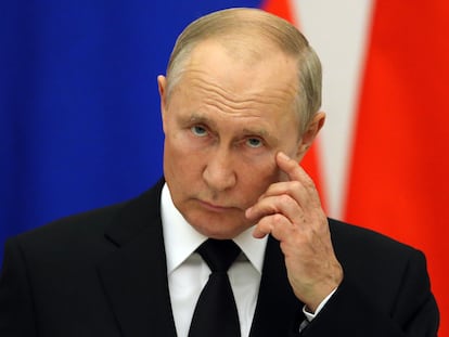 Putin el 9 de septiembre de 2021 en una rueda de prensa en el Kremlin.