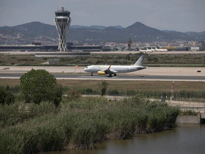 Vista del aeropuerto de Barcelona.