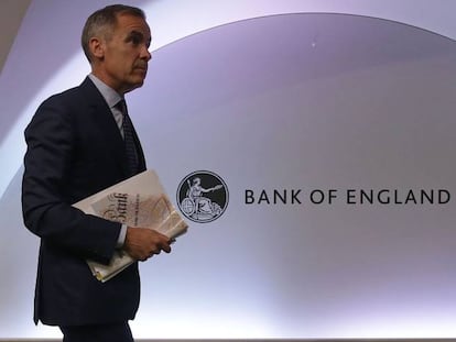 Mark Carney, gobernador del Banco de Inglaterra. 