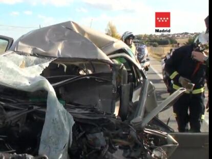 Accidente de tráfico en El Álamo