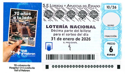 Décimo de Lotería Nacional del sábado 31 de enero de 2026