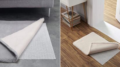 base antideslizante para alfombras, base antideslizante alfombras, bases antideslizantes amazon, ¿cómo se pone el antideslizante de alfombras?, ¿cómo evitar que se doblen las esquinas de las alfombras?