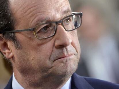 O presidente francês, François Hollande, nesta terça-feira.