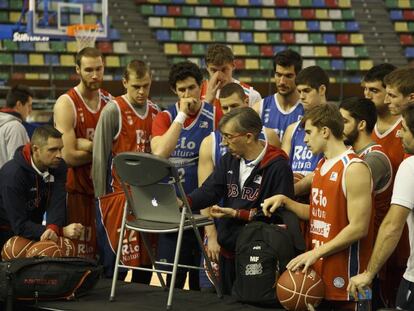 Entrenamiento del Obradoiro, el lunes en A Coru&ntilde;a