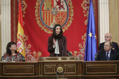 Pilar Llop preside la sesión de constitución del Senado.