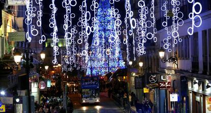 Luces de Navidad en Madrid.