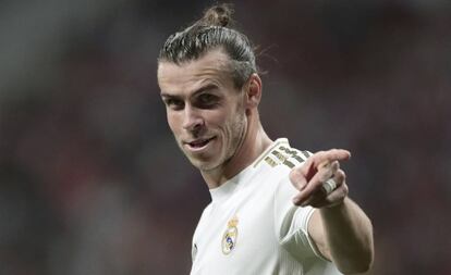 Bale, durante un partido con el Real Madrid.