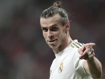 Bale, durante un partido con el Real Madrid.