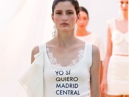 «Yo sí quiero Madrid Central»: el lema más reivindicativo de Moisés Nieto