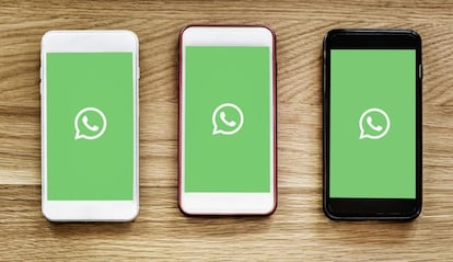 Smartphones con WhatsApp