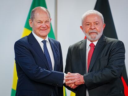 Lula da Silva y Olaf Scholz