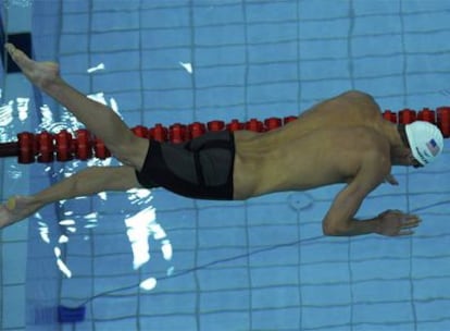 Phelps en los 400 metros libres