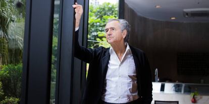 Bernard-Henri Lévy, durante sua visita a São Paulo, em 24 de novembro.