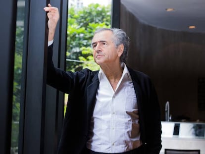 Bernard-Henri Lévy, durante sua visita a São Paulo, em 24 de novembro.