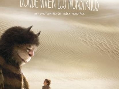 Cartel de Donde viven los monstruos