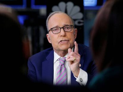 Larry Kudlow, en un programa de la CNBC.