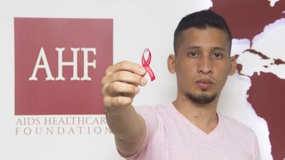Carlos José Díaz, venezolano que emigró al Perú para conseguir un tratamiento contra el VIH.