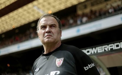 Bielsa, durante un partido esta temporada.