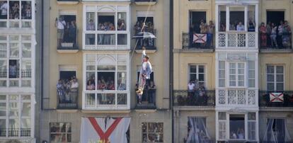 Celedón sí aterriza en Vitoria