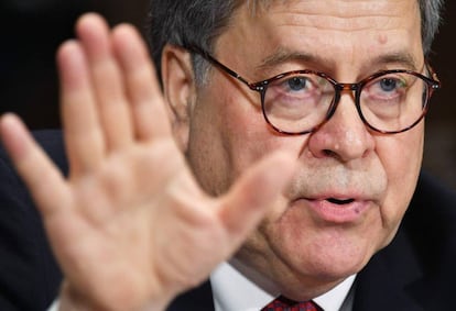 El fiscal general de EE UU, William Barr.