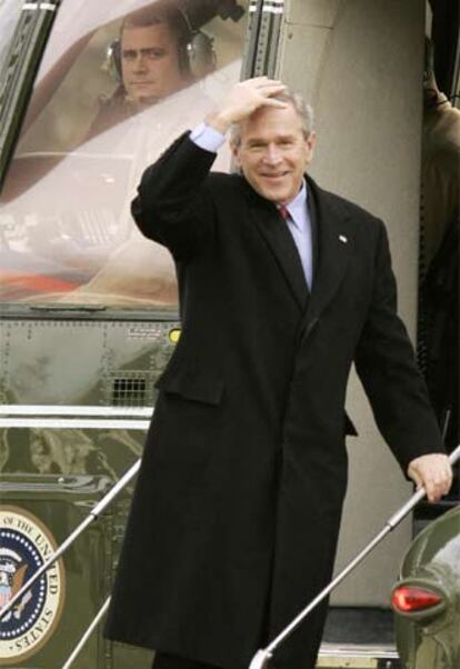 George W. Bush, el jueves en la Casa Blanca.