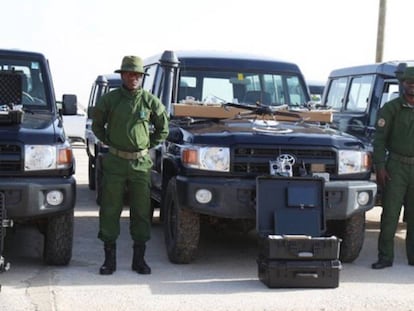 Unidad antiterrorista en Mauritania entrenada por la Guardia Civil española, un clon de la que este cuerpo utilizó en su lucha contra ETA.