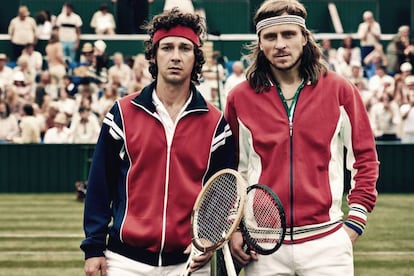 Fotograma de la película 'Borg McEnroe'.