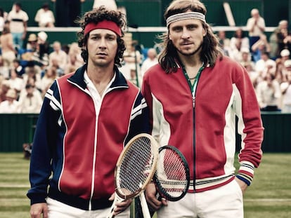 Fotograma de la película 'Borg McEnroe'.